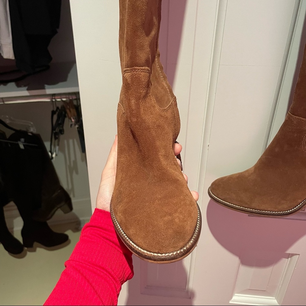 Dolce Vita Over the Knee Suede Brown boots - chestnut - Picture 5 of 8
